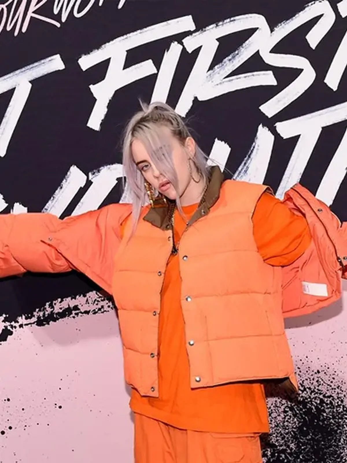 Billie Eilish Quilted Puffer Vest
