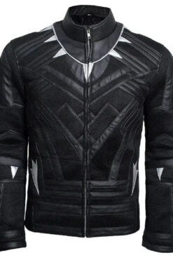 Black Panther Avengers Infinity War Leather Jacket