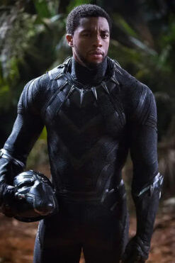 Black Panther Avengers Infinity War Leather Jacket
