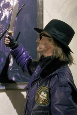 Bob the Goon Joker Batman Bomber Leather Jacket