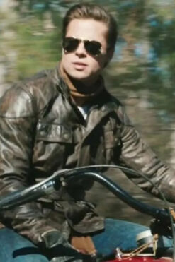 Brad Pitt Benjamin Button Leather Jacket