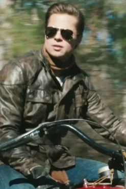 Brad Pitt Benjamin Button Leather Jacket