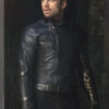 Bucky Barnes Thunderbolts Costume Leather Jacket