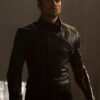 Bucky Barnes Thunderbolts Costume Leather Jacket