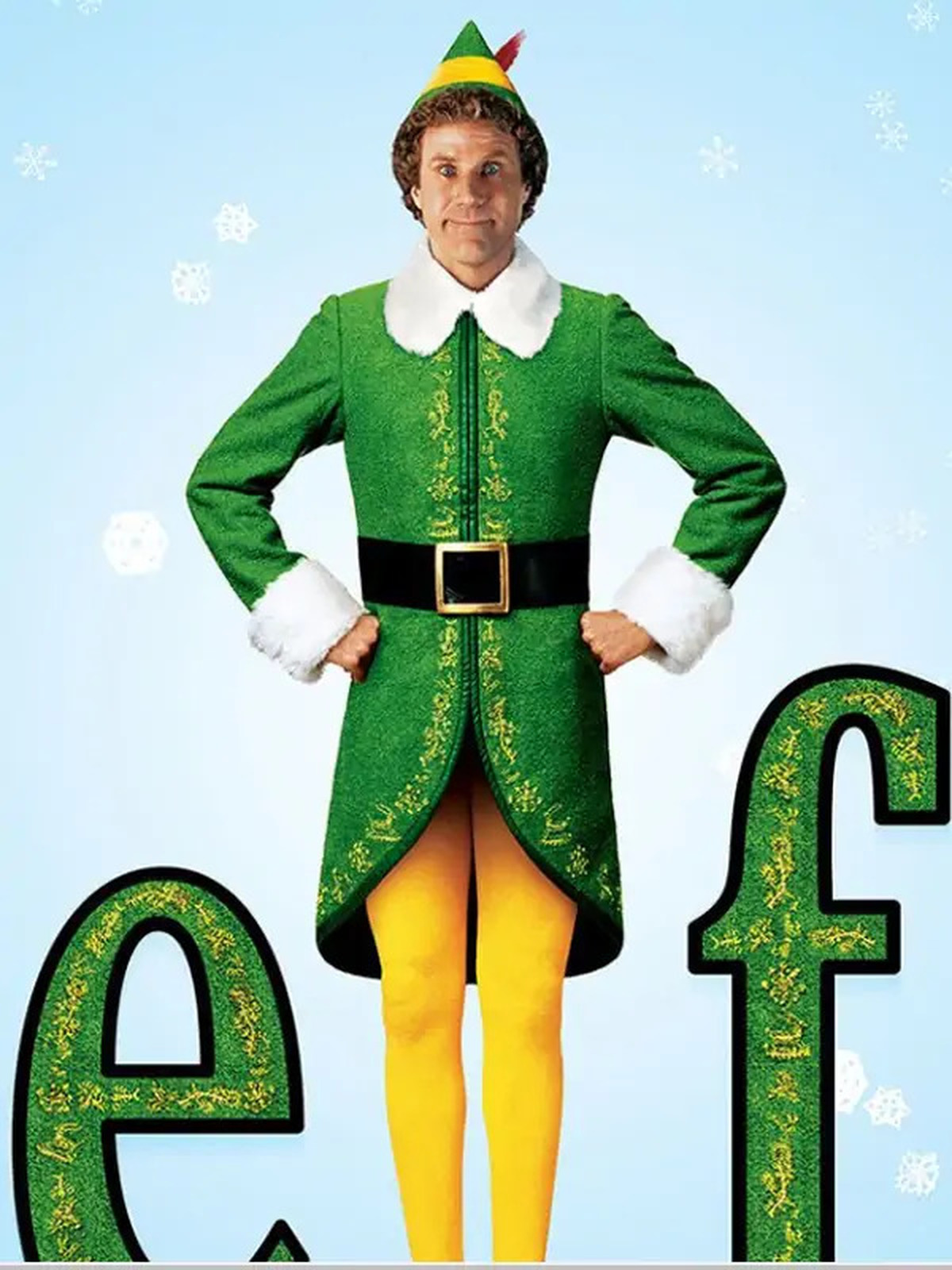 Buddy Elf Will Ferrell Costume Coat