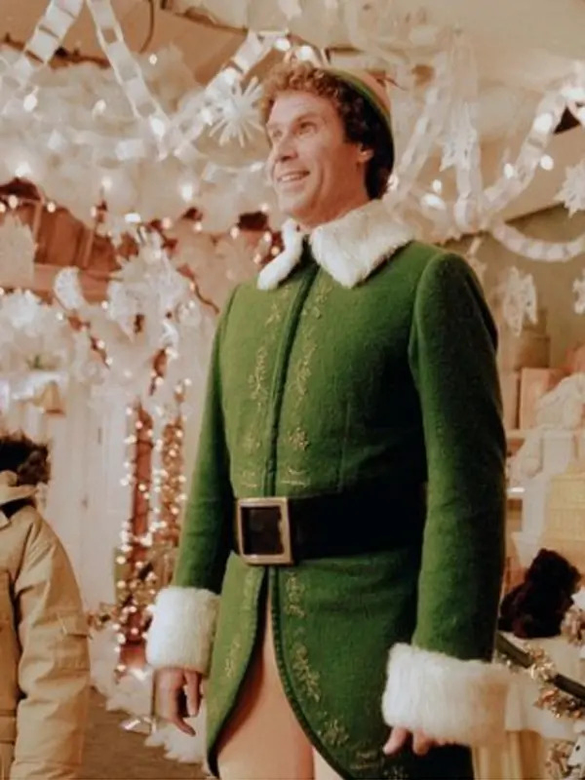 Buddy Elf Will Ferrell Costume Coat