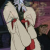 Cruella De Vil 101 Dalmatians Shearling Costume Coat