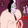 Cruella De Vil 101 Dalmatians Shearling Costume Coat