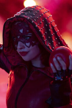 Descendants The Rise Of Red Kylie Cantrall Hooded Leather Jacket