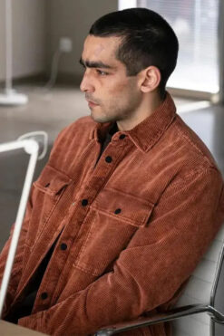 Elite S8 Omar Shanaa Brown Jacket