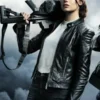Emma Stone Zombieland Double Tap Wichita Biker Leather Jacket