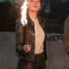 Emma Stone Zombieland Double Tap Wichita Biker Leather Jacket