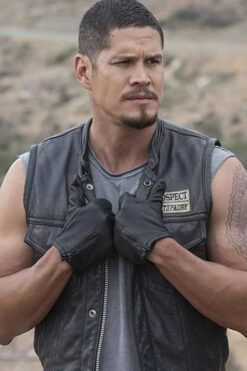 Ezekiel Mayans MC Leather Biker Vest