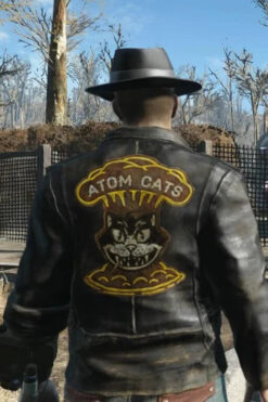 Fallout 4 Atom Cats Biker Leather Jacket