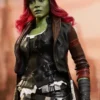 Gamora Guardians of the Galaxy Vol 2 Leather Coat