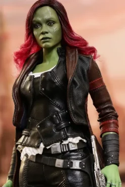Gamora Guardians of the Galaxy Vol 2 Leather Coat