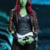 Gamora Guardians of the Galaxy Vol 2 Leather Coat