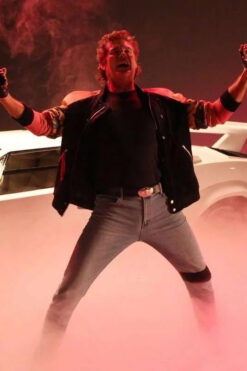 Hoff 9000 Kung Fury David Hasselhoff Leather Jacket