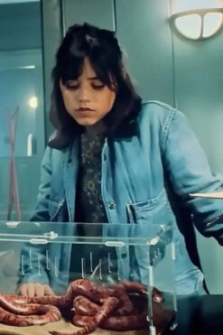 Jenna Ortega Beetlejuice Beetlejuice Denim Jacket