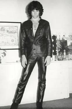 Jim Morrison The Doors Black Leather Jacket
