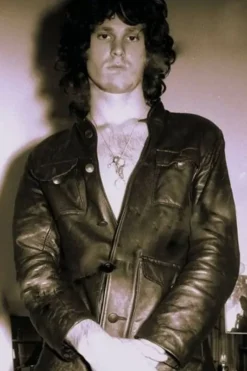 Jim Morrison The Doors Black Leather Jacket