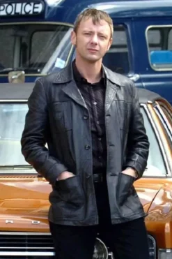 John Simms Life on Mars Sam Tyler Leather Jacket