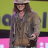 Johnny Depp Brown Leather Jacket