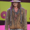 Johnny Depp Brown Leather Jacket