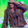 Johnny Depp Brown Leather Jacket