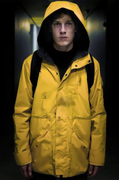 Jonas Kahnwald Dark Hooded Coat