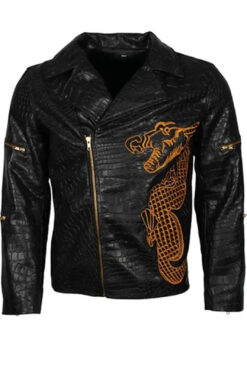 Killer Croc Suicide Squad Waylon Jones Leather Jacket