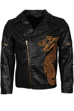Killer Croc Suicide Squad Waylon Jones Leather Jacket