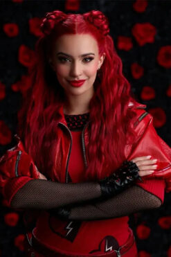 Kylie Cantrall Descendants The Rise Of Red Leather Jacket