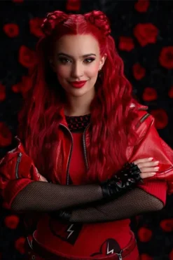 Kylie Cantrall Descendants The Rise Of Red Leather Jacket
