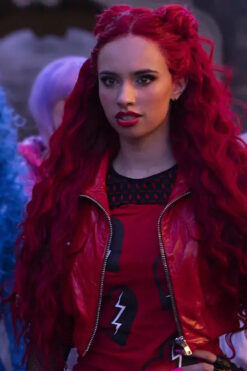 Kylie Cantrall Descendants The Rise Of Red Leather Jacket