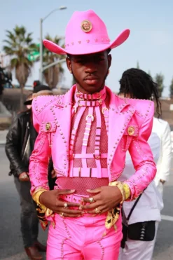 Lil Nas X Grammy Costume Leather Jacket