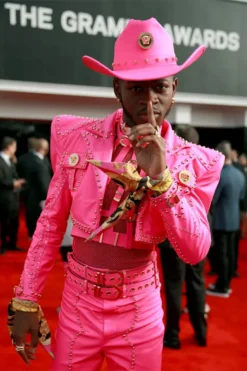 Lil Nas X Grammy Costume Leather Jacket