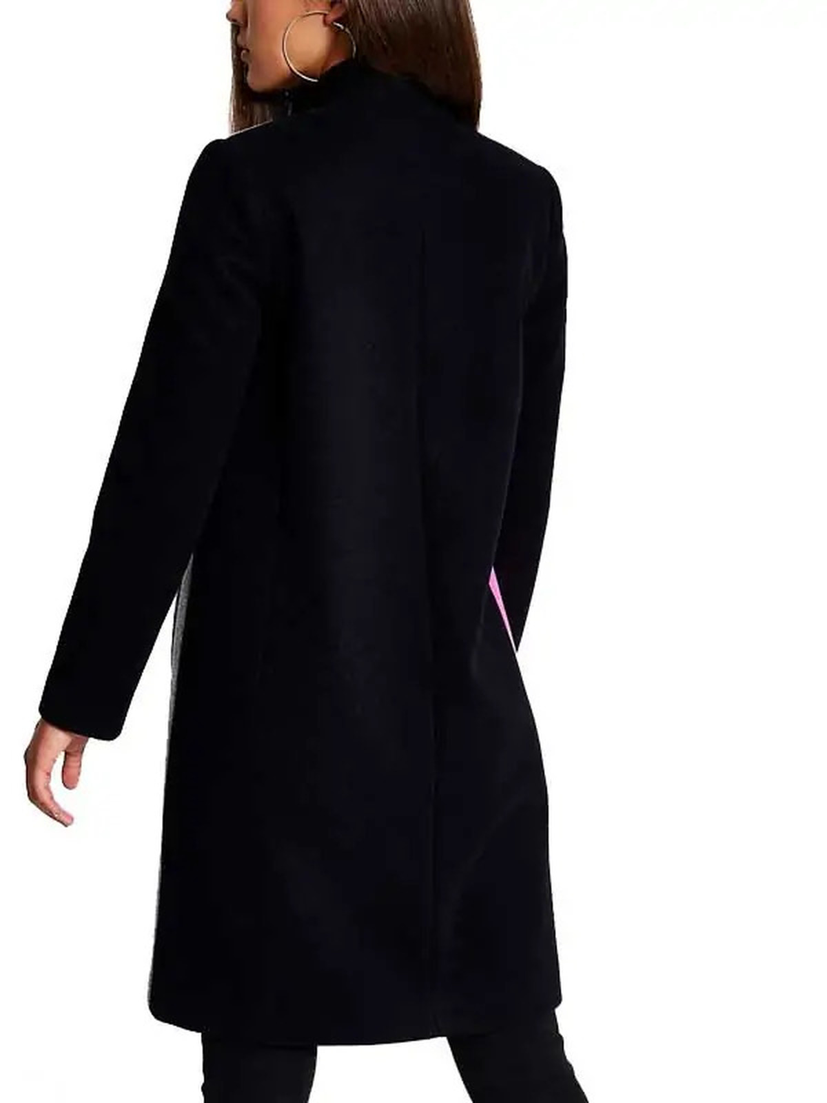 Lily Collins Emily In Paris Block Wool Coat