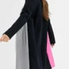 Lily Collins Emily In Paris Block Wool Coat