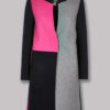 Lily Collins Emily In Paris Block Wool Coat