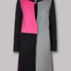 Lily Collins Emily In Paris Block Wool Coat