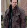 Mark Wahlberg Four Brothers Brown Leather Jacket