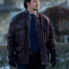 Mark Wahlberg Four Brothers Brown Leather Jacket