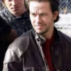 Mark Wahlberg Four Brothers Brown Leather Jacket