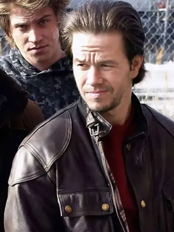 Mark Wahlberg Four Brothers Brown Leather Jacket