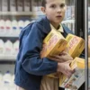 Millie Bobby Brown Stranger Things Eleven Blue Jacket