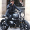 Mission Impossible Fallout Tom Cruise Blue Leather Jacket