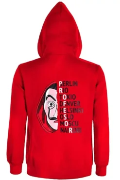 Money Heist La Casa De Papel Bomber Hoodie