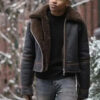 Power Book II Ghost S02 Tariq St Patrick Shearling Leather Jacket