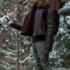 Power Book II Ghost S02 Tariq St Patrick Shearling Leather Jacket
